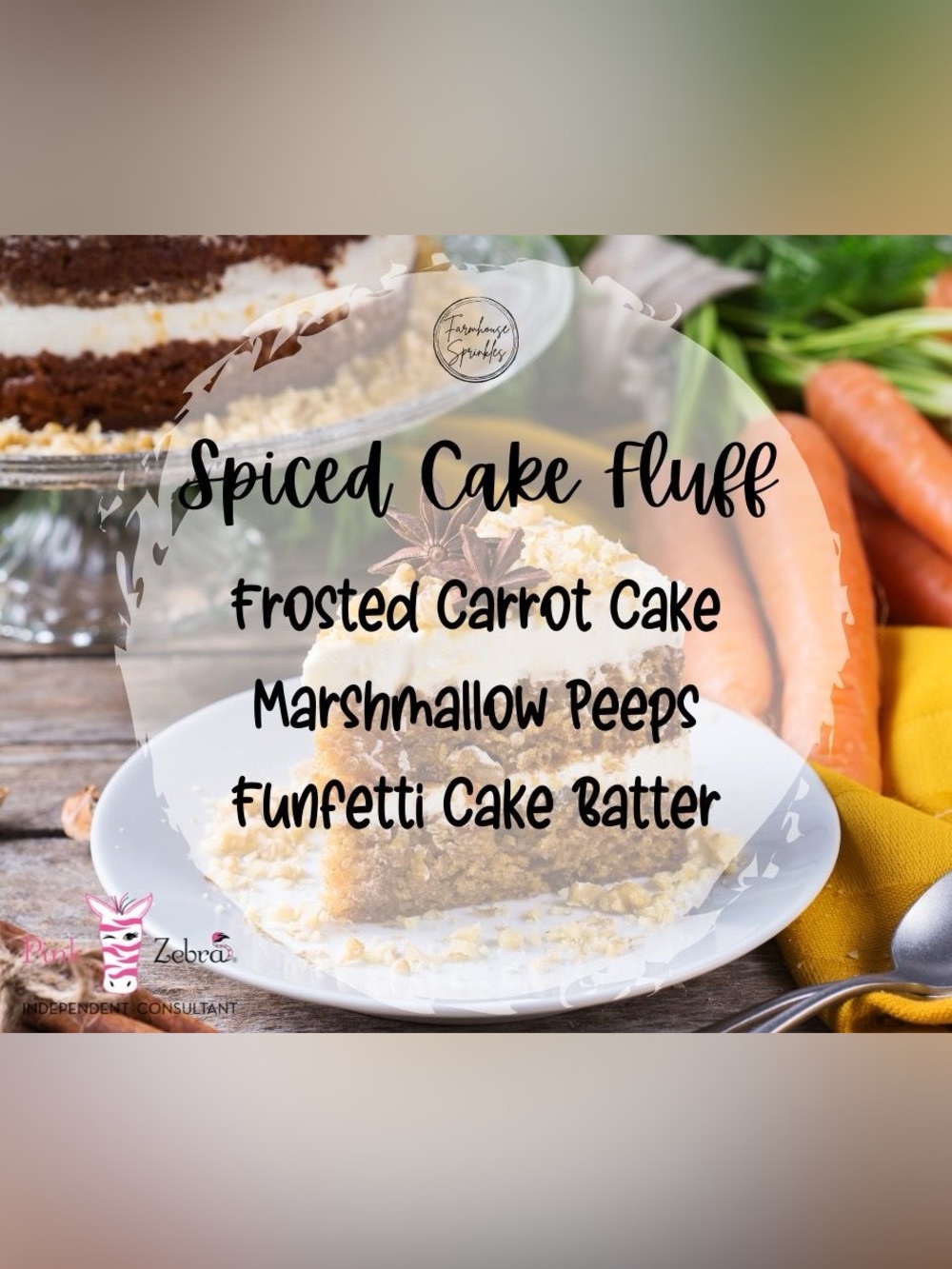 Spiced Carrot Cake Fluff Pink Zebra Blend 🥕